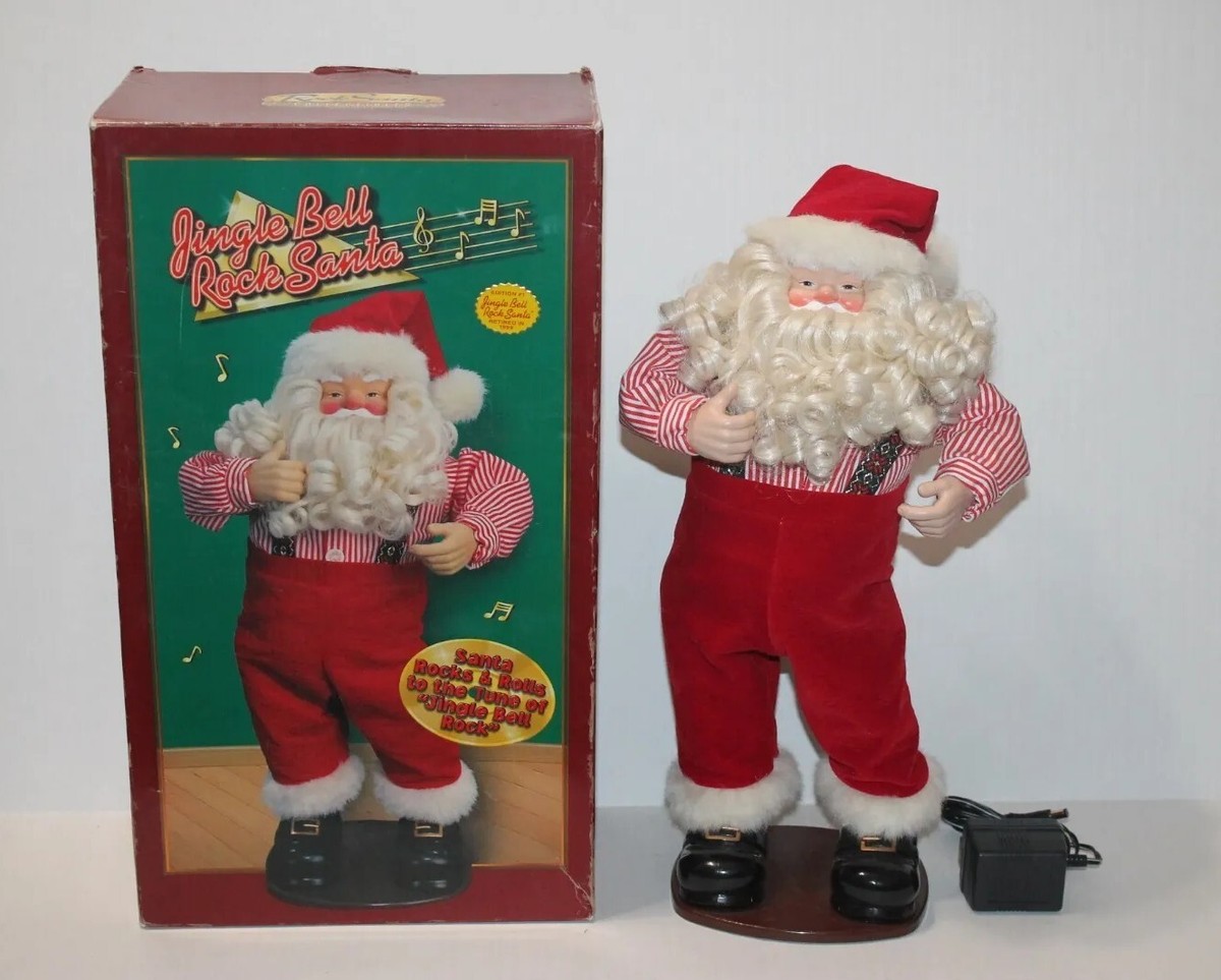 クリスマス Jingle Bell Rock Santa Jingle Bell Rock Santa Animated Christmas Dancing Figure