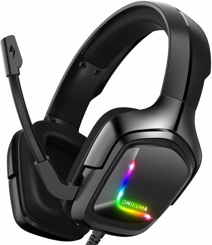 Onikuma K20 Stereo RGB Gaming Headset for PS4, Xbox One, Switch, PC™  6972470560473 | eBay