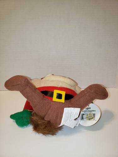 Looney Tunes De Colección Navidad Russell Stover Peluche Diablo de Tasmania 1997 Nuevo con etiquetas - Imagen 6 de 6