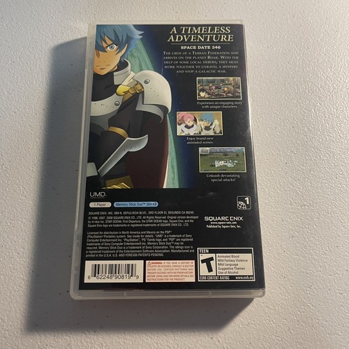 Star Ocean: First Departure (Sony PSP, 2008) Complete! Tested & Working! - Picture 4 of 7