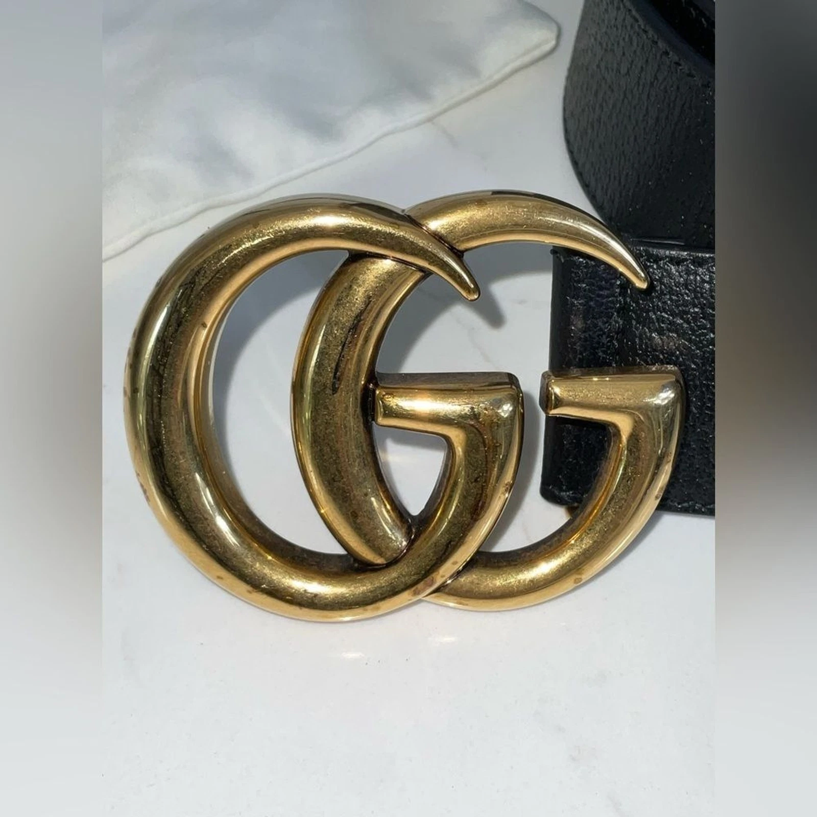 Ceinture GUCCI dorée/noire