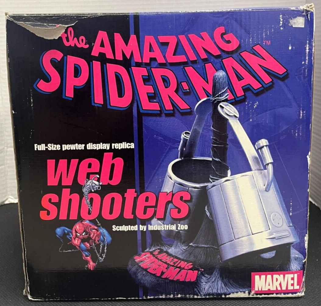 Spider-Man Web Shooter Comic Prop Replica Full Size Pewter