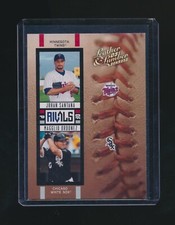 JOHAN SANTANA MAGGLIO ORDONEZ 2005 LEATHER & LUMBER RIVALS GOLD PARALLEL 39/50