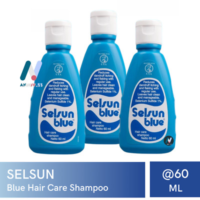SELSUN Blue Hair Care Shampoo Conditioner Anti-Dandruff Itch Normal Oily Scalp
