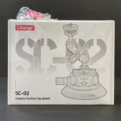 Ulanzi SC-02 Kamera Saugnapf Halterung Arm Halterung für DSLR & Action Kameras NEU