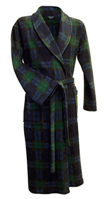 mens tartan dressing gown