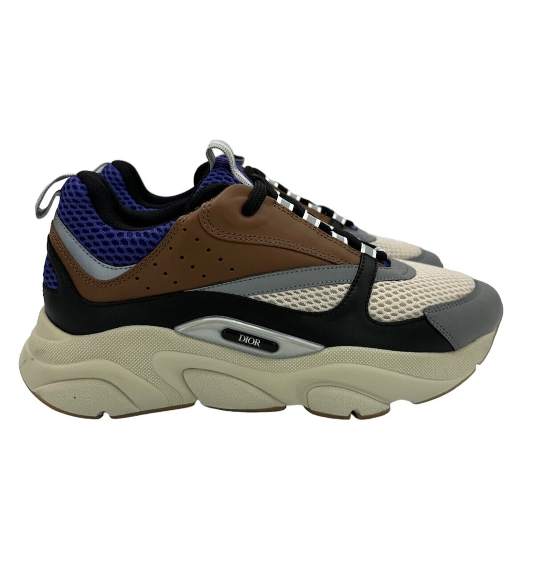 New Dior Technical Mesh Calfskin Mens B22 Sneakers IT EU 40 7