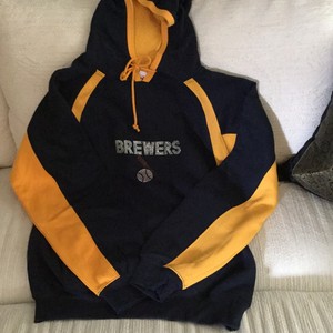 milwaukee brewers hooded sweatshirt