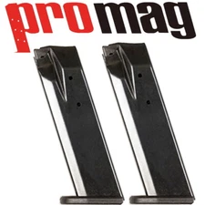 2 - Ruger SR40 Magazines .40S&W 10 Round Black Finish 10rd Mag Clip by ProMag