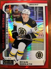 2018-19 UD Opee Chee Platinum Red Prism Marquee Rookie #155 Ryan Donato
