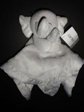 NWT Carter's Elephant Unisex Gray Security Blanket/Satin Lovey Boys Girls