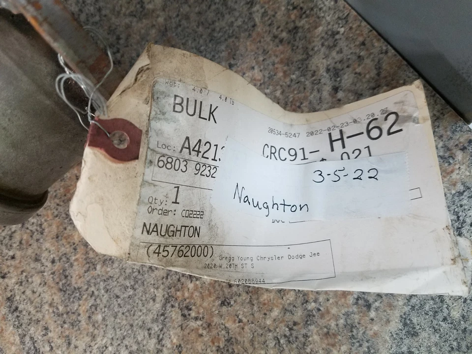 Mopar 68039232AA Catalytic Converter NEW OEM PART - Image 4 of 4