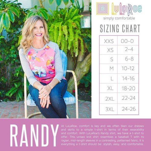 LuLaRoe Damen T-Shirt "Randy" Größe S Mittelarm Neu mit Etikett (9) - Bild 9 von 9