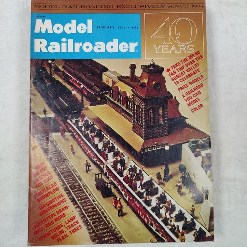 Model Railroader Magazine 1974 Vintage Lot of 11 Magazines - Picture 2 of 12