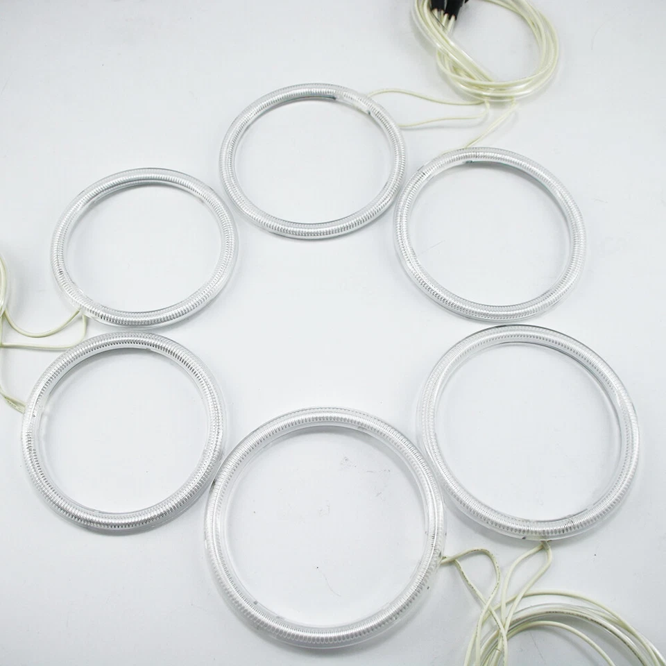 LED Xenon White CCFL Angel Eyes Halo Rings Kit For Alfa Romeo 159 2005-2011 DRL - Image 4 of 4