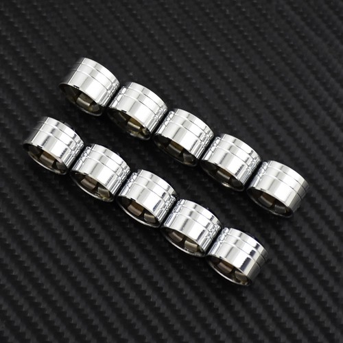 10 un. Tornillos Cubiertas 9 mm Inner Hole Bolt Cover Cap Fit For Harley Chrome - Imagen 6 de 7