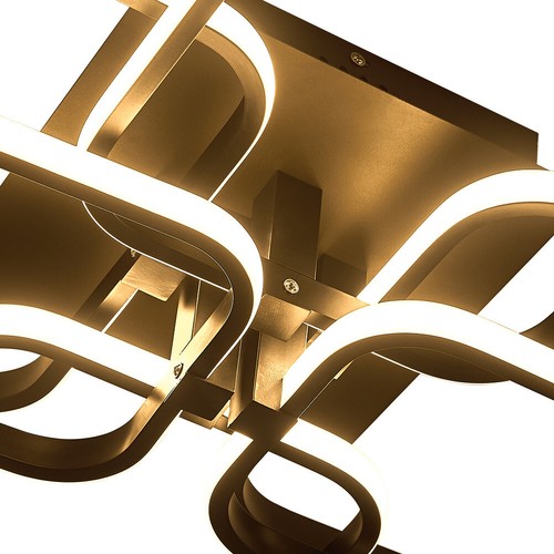 Modern Ceiling Light Lamp Square/Ring LED Chandelier Lights Living Dining Room c - Picture 5 of 59