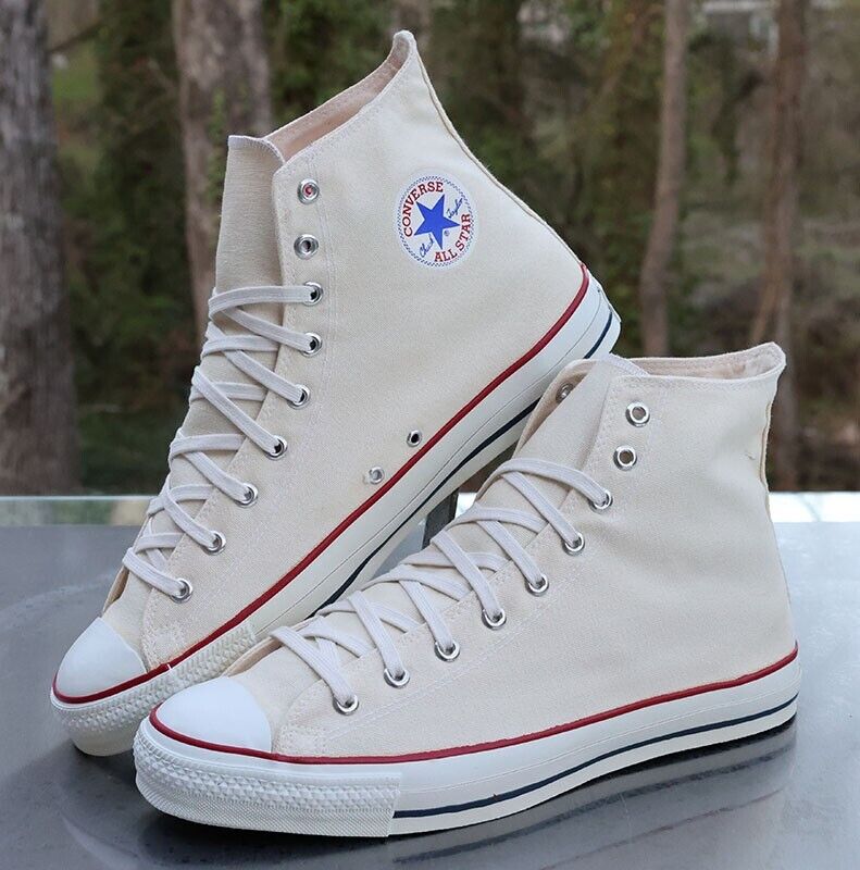 Vintage Converse Chuck Taylor All Star Hi Top White Made in Vintage Converse Chuck Taylor All Star Hi Top White Made in