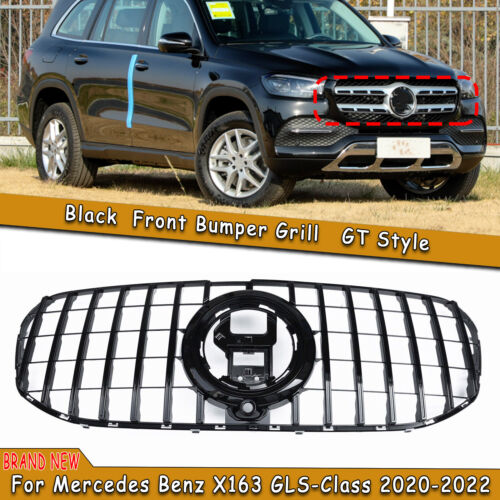 Car Black Front Bumper Grille For Mercedes Benz X167 GLS-Class GLS450 2020-2024 - Picture 1 of 9
