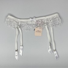 Agent Provocateur Seraphina White Suspender AP4 Large NWT