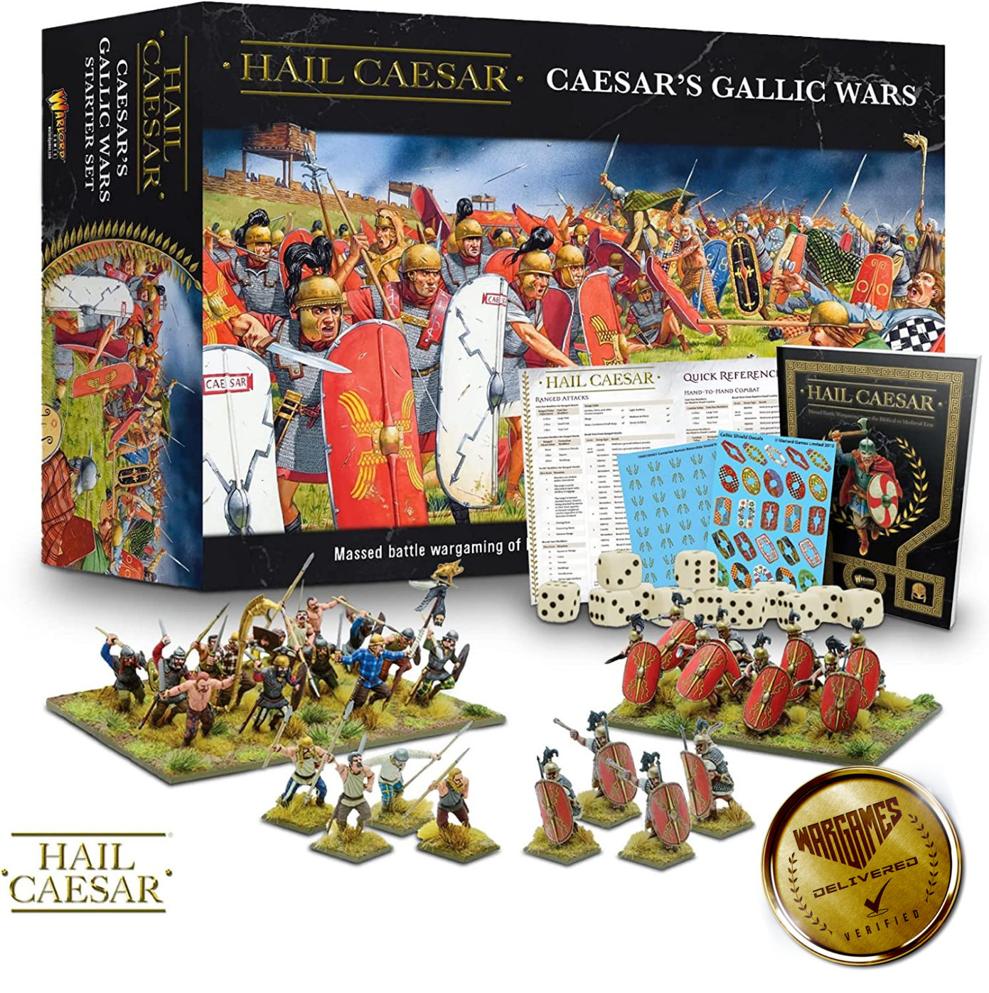  Warlord Games Hail Caesar Ancient Celtic Warriors Military  Table Top Wargaming Plastic Model Kit WGH-CE-01 : Toys & Games