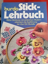 BURDA Stick-Lehrbuch Bilder Handarbeit  Anlei...