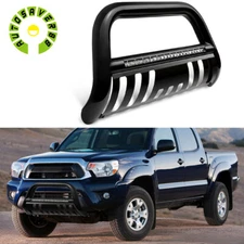 Bull Bar Push Grille Bumper Guard for 2005-2015 Toyota Tacoma w/ Led Light Bar