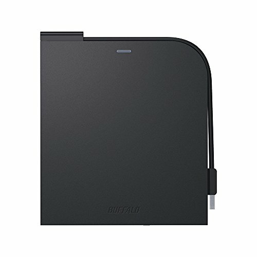 Buffalo UHD BD Portable Blu-ray Drive Black BRUHD-PU3-BK NEW from