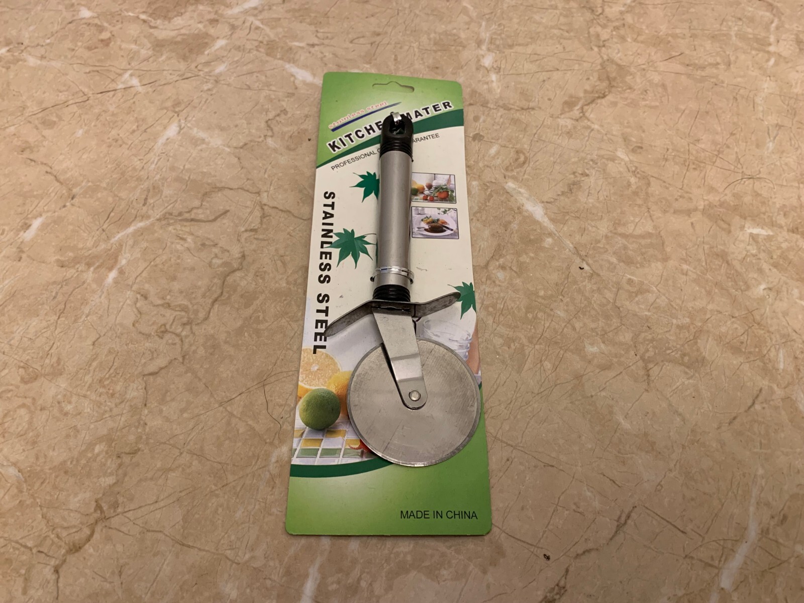 Stainless Steel Pizza Cutter circular Wheel Blade Party Kitchen easy use,AU stoc — image 4