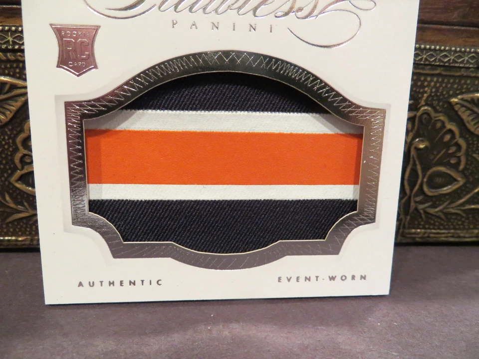 Panini Flawless Game Worn Jersey Bears Ka'Deem Carey 10/25 2014 - Image 2 of 4