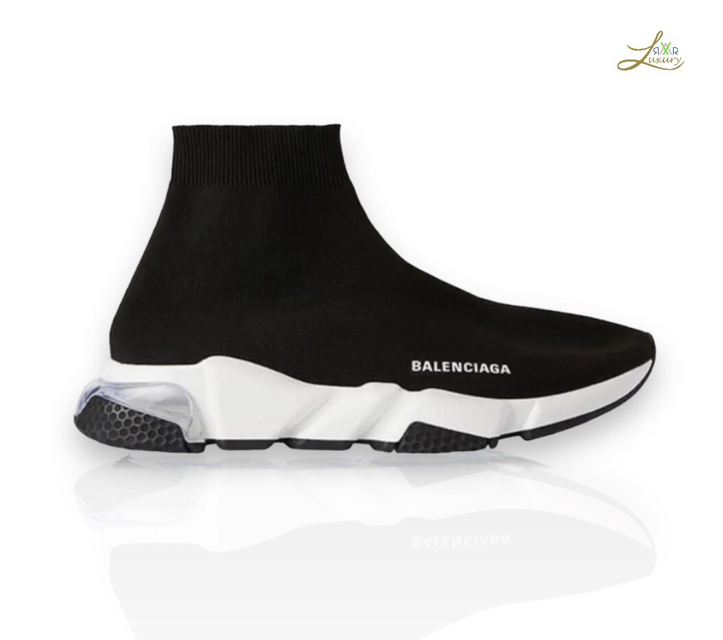 SAOLA Balenciaga Scarpe da Ginnastica Suola Trasparente Speed Sock Sneakers Taglia 43