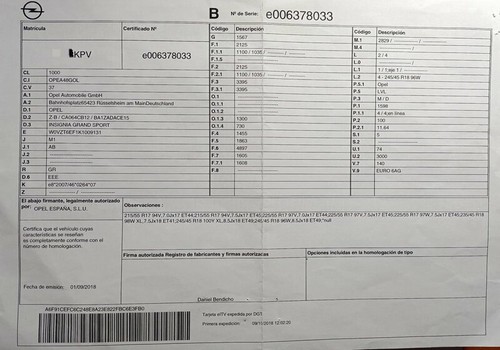 13518368 modulo elettronico per OPEL INSIGNIA BERLINA 2008 212929 - Imagen 9 de 11