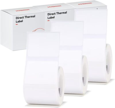 B21 label of 3 Rolls White 40x30mm for NIIMBOT B1 B21 B3S Label Maker Waterpr...