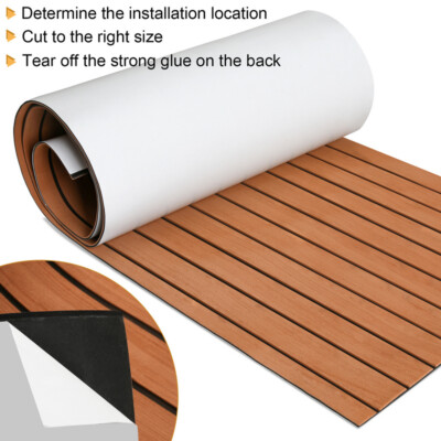 Bodenbelag Matte Antirutschmatte Deck Teppich Teak EVA Schaum Boot Yacht Kajak