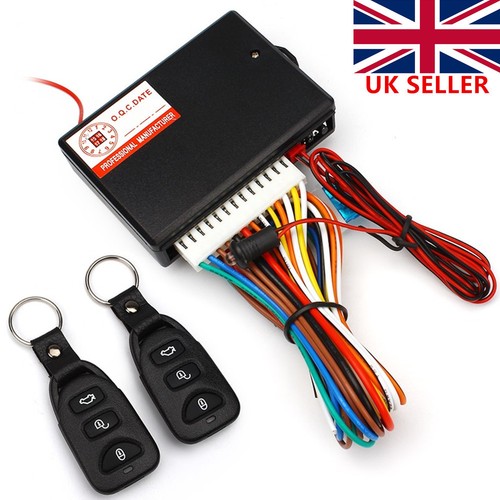 Universal Car 2 Remote Central Door Locking Kit Keyless Vehicle Entry System DT