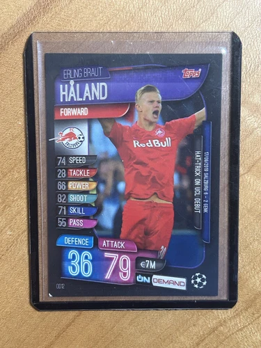 Topps Match Attax UCL On Demand # OD12 Erling Haaland RC Rookie SEE PICS+READ