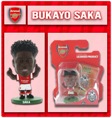 Arsenal FC SocceStarz Bukayo Saka Mini 2 Inch Figures Officially