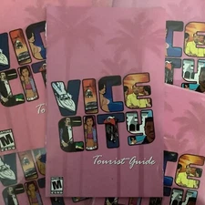 Grand Theft Auto Vice City PS2 PlayStation 2 Instruction Manual Only