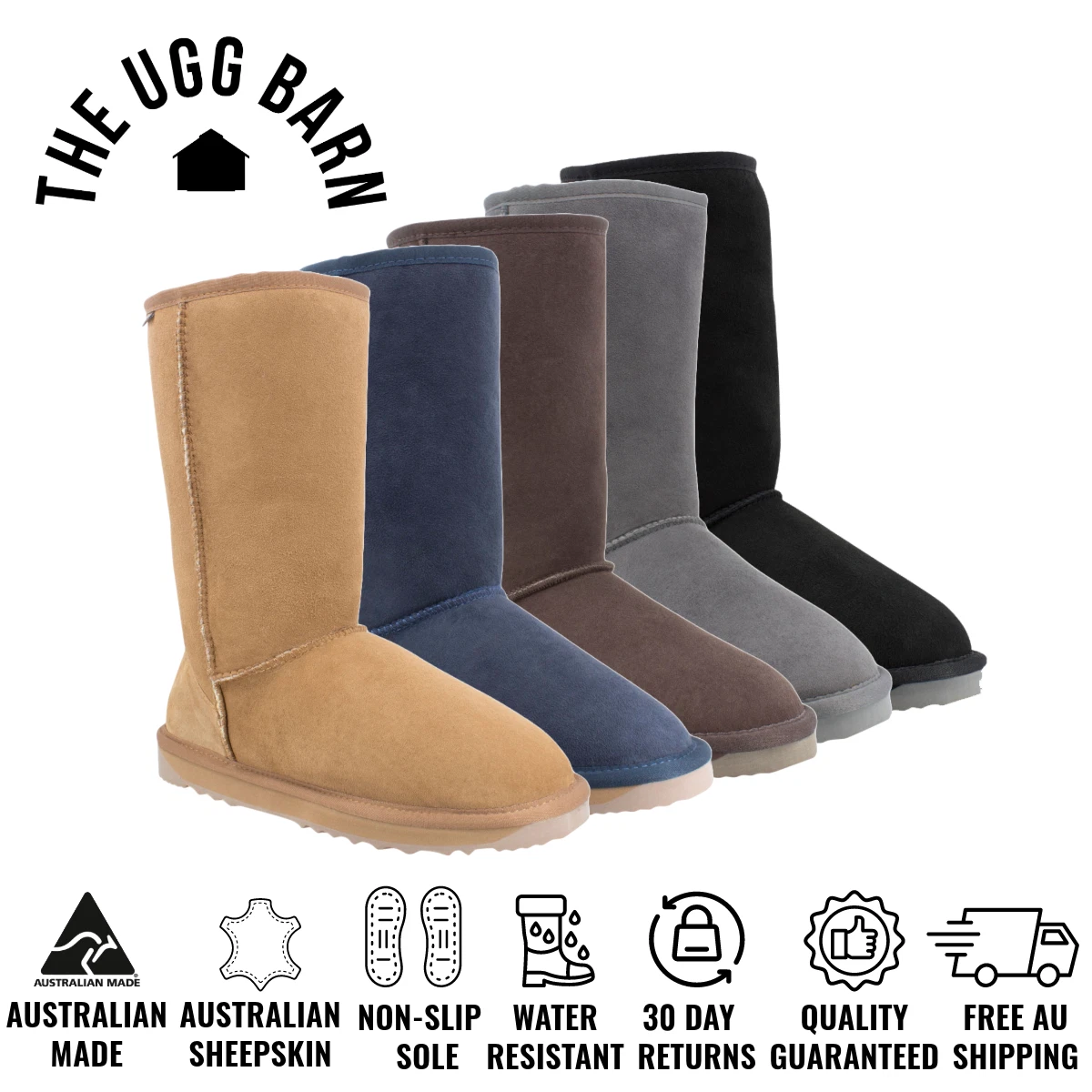 What is ugg top boots made of