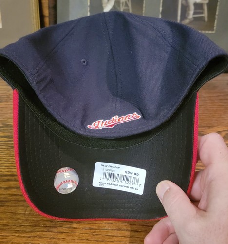 Cleveland Guardians Indians MLB New Era Team Classic 39THIRTY Flex Hat Med-Lg - Picture 8 of 8