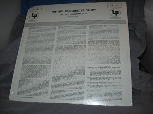 Bix Beiderbecke – The Bix Beiderbecke Story Volume 3 - Whiteman Days EXCELLENT - Picture 2 of 4