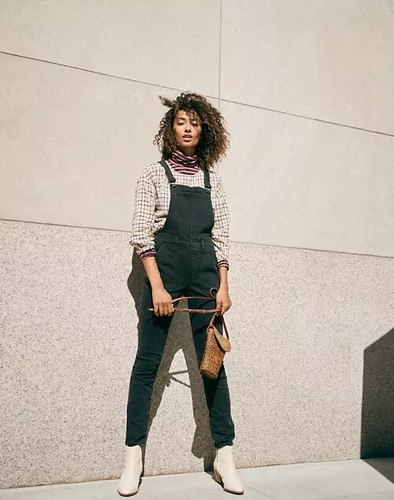 Madewell Skinny Overalls in Lunar Wash 