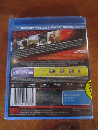 DVD BLU-RAY FAST & FURIOUS NEW SEALED GREAT ***** - Picture 2 of 2