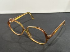 VTG Terri Brogan Eyeglasses Optyl 8711-10 50-13 Amber Brown Glasses Frames Only
