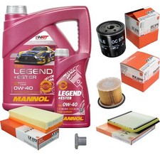 Pakiet inspekcyjny MAHLE 5 L MANNOL Legend+Ester 0W-40 do Citroën Xantia 1.9