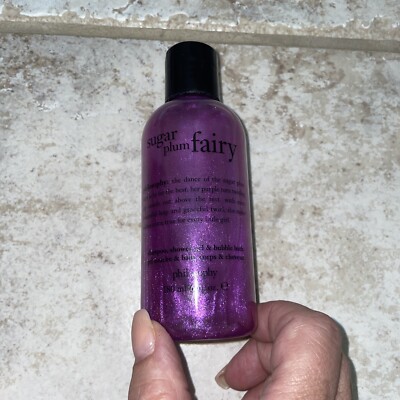 Philosophy Plum Fairy Shampoo, Shower Gel & Bubble Bath 6 fl New & Sealed 