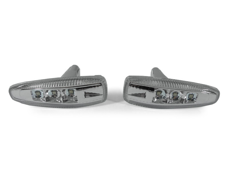 DEPO AMBER LED Clear Fender Side Markers For 08-15