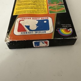 Major League Baseball NES Nintendo CIB Good Condition! Circle Seal! NICE!