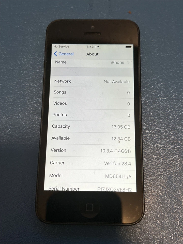Apple iPhone 5 32GB A1429/Black/Verizon - Image 2 of 4
