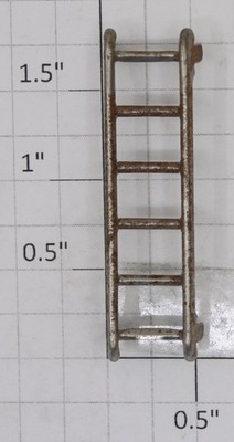Lionel 814-4 Nickel 6-Rung Ladder Fits: 2814, 216, 516